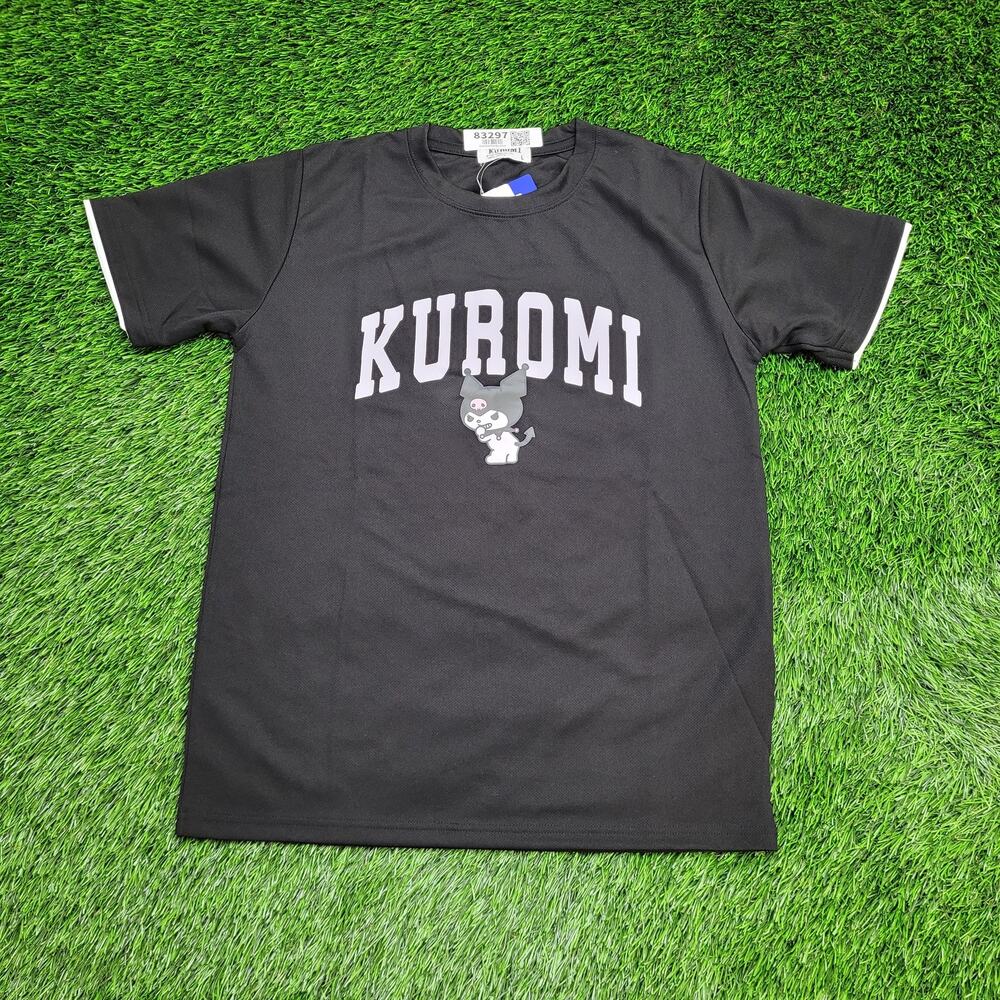 Kurumi Shirt Womens M/L 19x25 Black Hello-Kitty Sanrio
